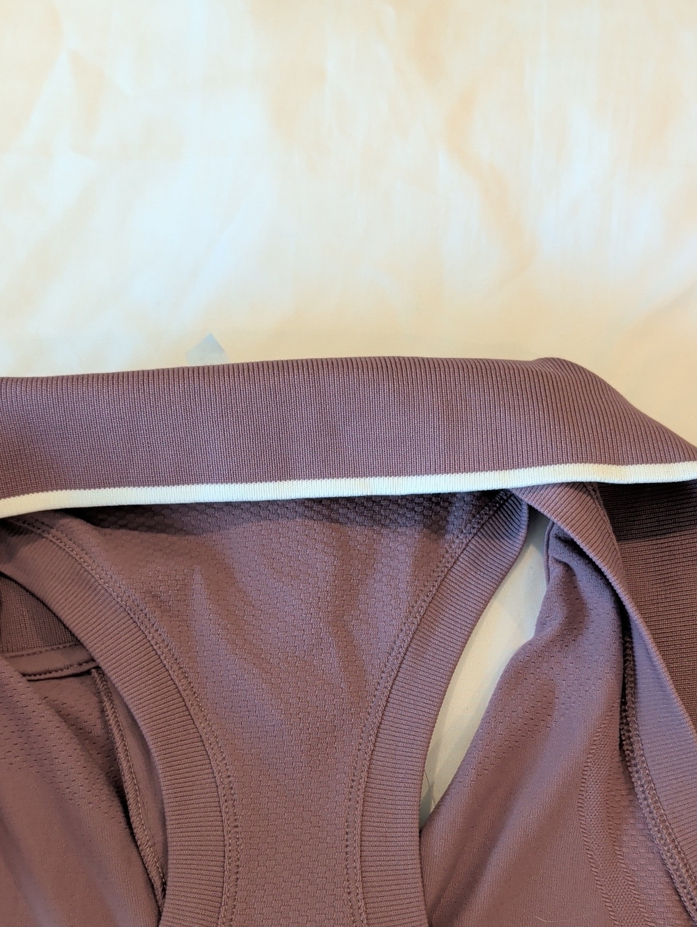 3/$75 NWT Athleta Mauve Sleeveless Zip Polo Small - Picture 7 of 7